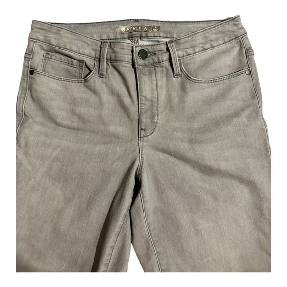 Athleta Skulptek Gray Kenai Wash Skinny Jeans 8 - Picture 5 of 7